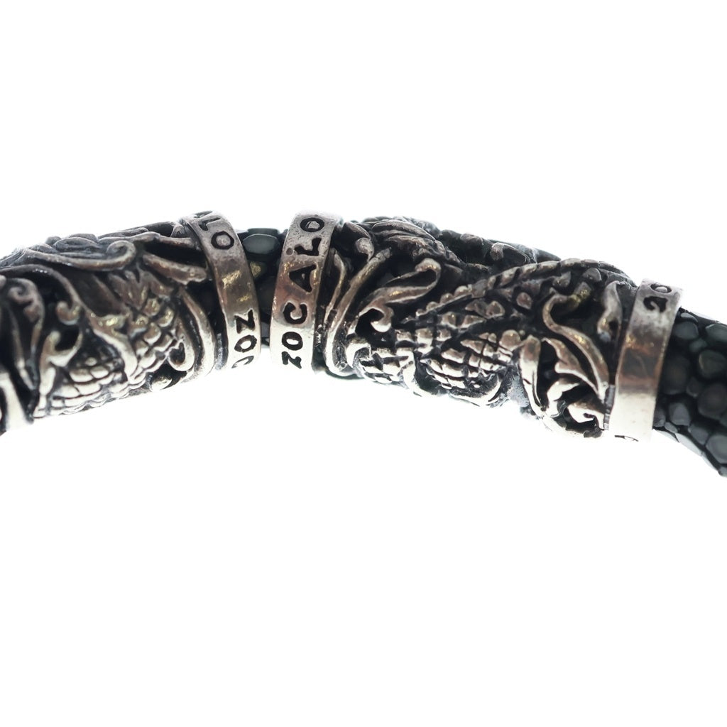 ZOCALO(ソカロ) DRAGON GALUCHAT BRACELET ドラゴン・ガルーシャ・ブレスレット シルバー ZBLS0010-8.5