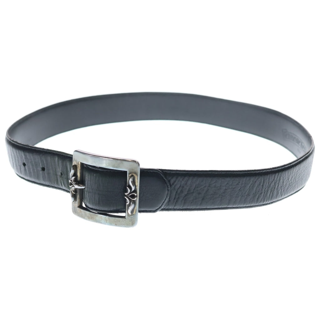 CHROME HEARTS(クロムハーツ) 1.5 OTJ BELT フィリグリーOTJ レザーベルト ブラック/シルバー