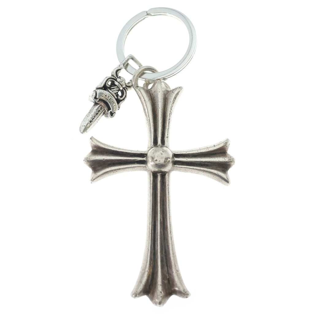 CHROME HEARTS(クロムハーツ) CH CRS LG&No5 DGGR ラージクロス #5ダガーキーリング シルバー