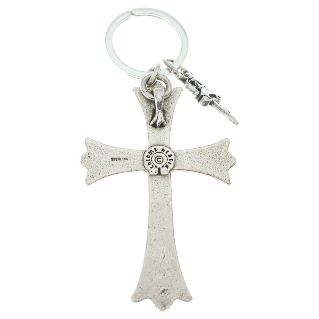 CHROME HEARTS(クロムハーツ) CH CRS LG&No5 DGGR ラージクロス #5ダガーキーリング シルバー