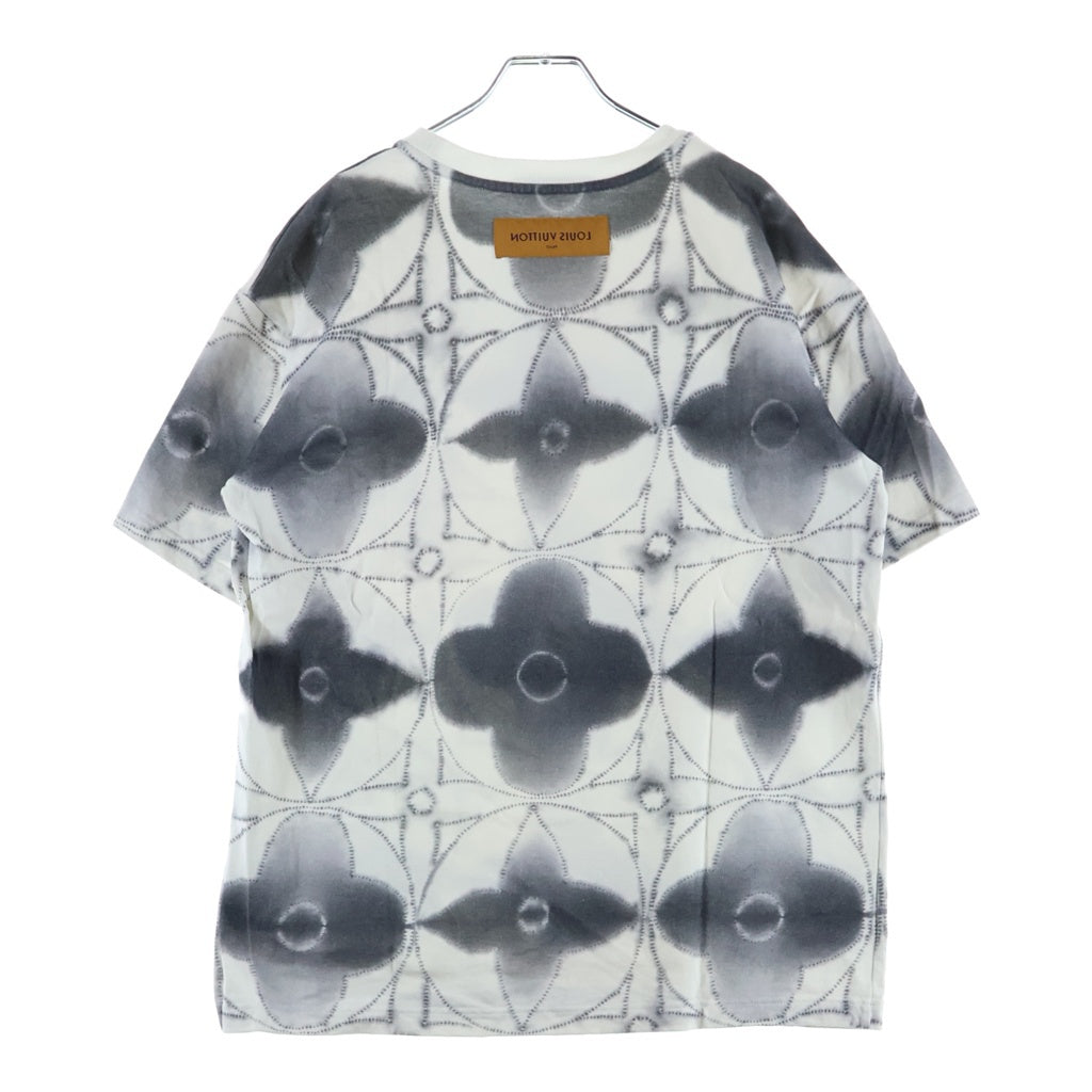 LOUIS VUITTON(ルイヴィトン) 23SS タイダイモノグラムコットン半袖Tシャツ カットソー ホワイト/グレー RM231 NPL HOY89W
