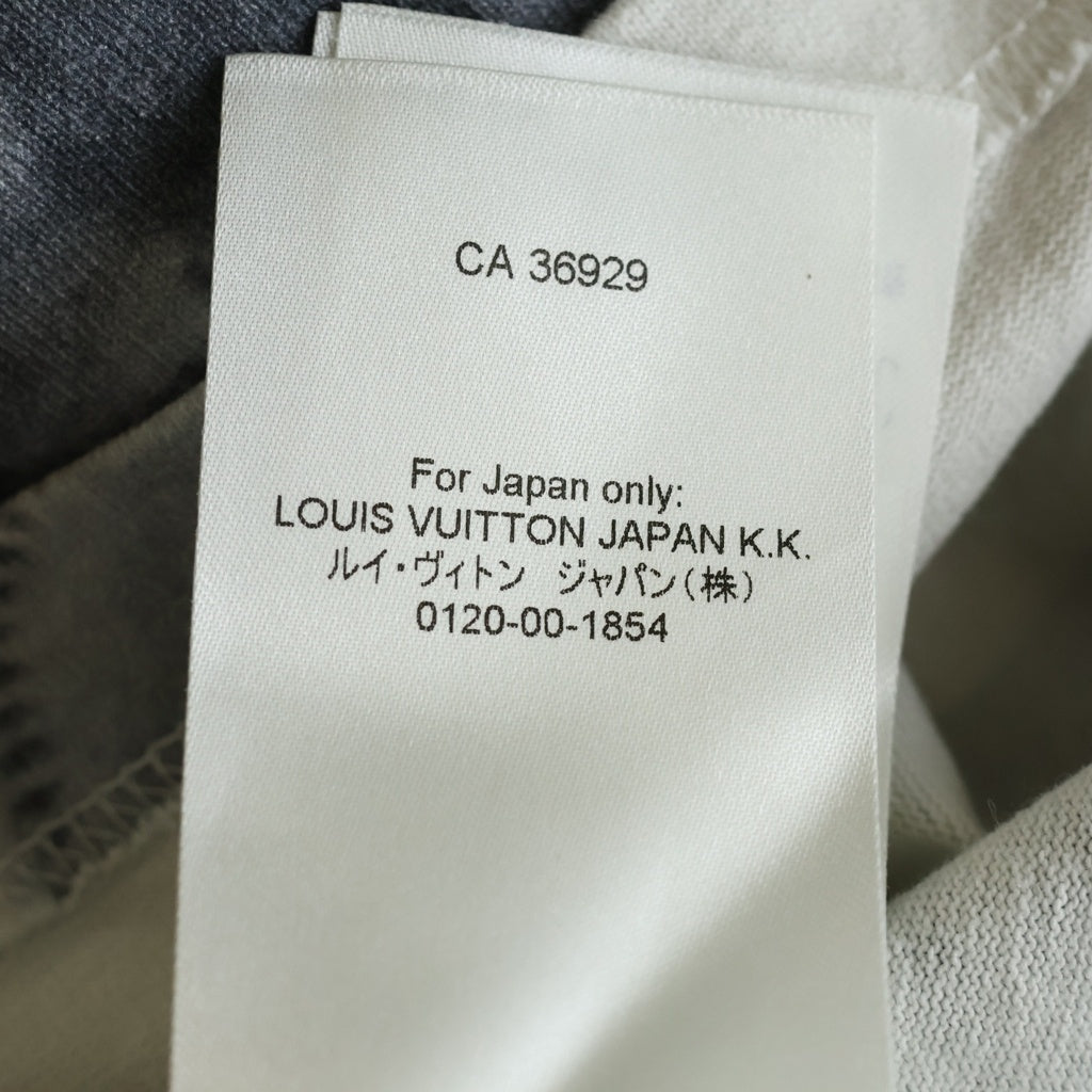 LOUIS VUITTON(ルイヴィトン) 23SS タイダイモノグラムコットン半袖Tシャツ カットソー ホワイト/グレー RM231 NPL HOY89W