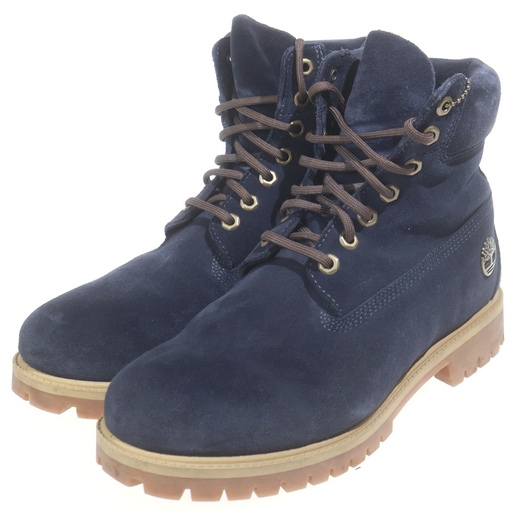 Timberland(ティンバーランド) ×C.F.Stead チャールズ・F・ステッド ヘリテージ 6インチ インディゴスエードブーツ ネイビー A6821