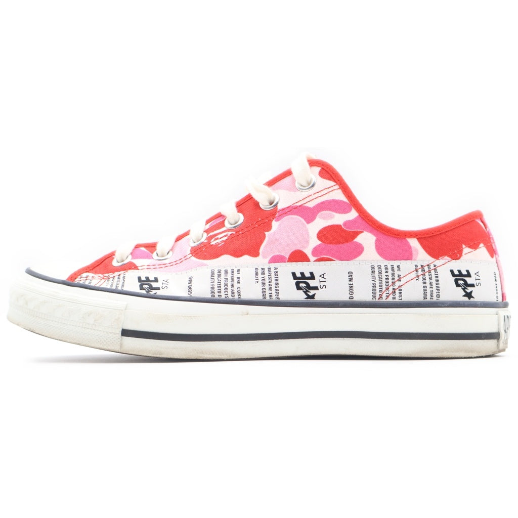 A BATHING APE(アベイシングエイプ) ABC CAMO APE STA HI カモ柄 ローカットスニーカー ピンク US8/26cm