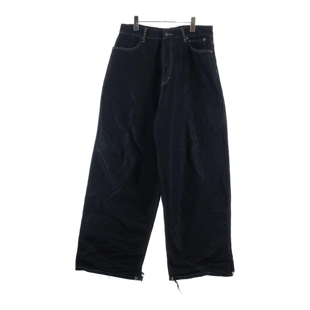 JADED LONDON(ジェイデッドロンドン) PINK SAPPHIRE XL COLOSSUS JEANS ピンクサファイア バギーデニムパンツ インディゴ/ピンク