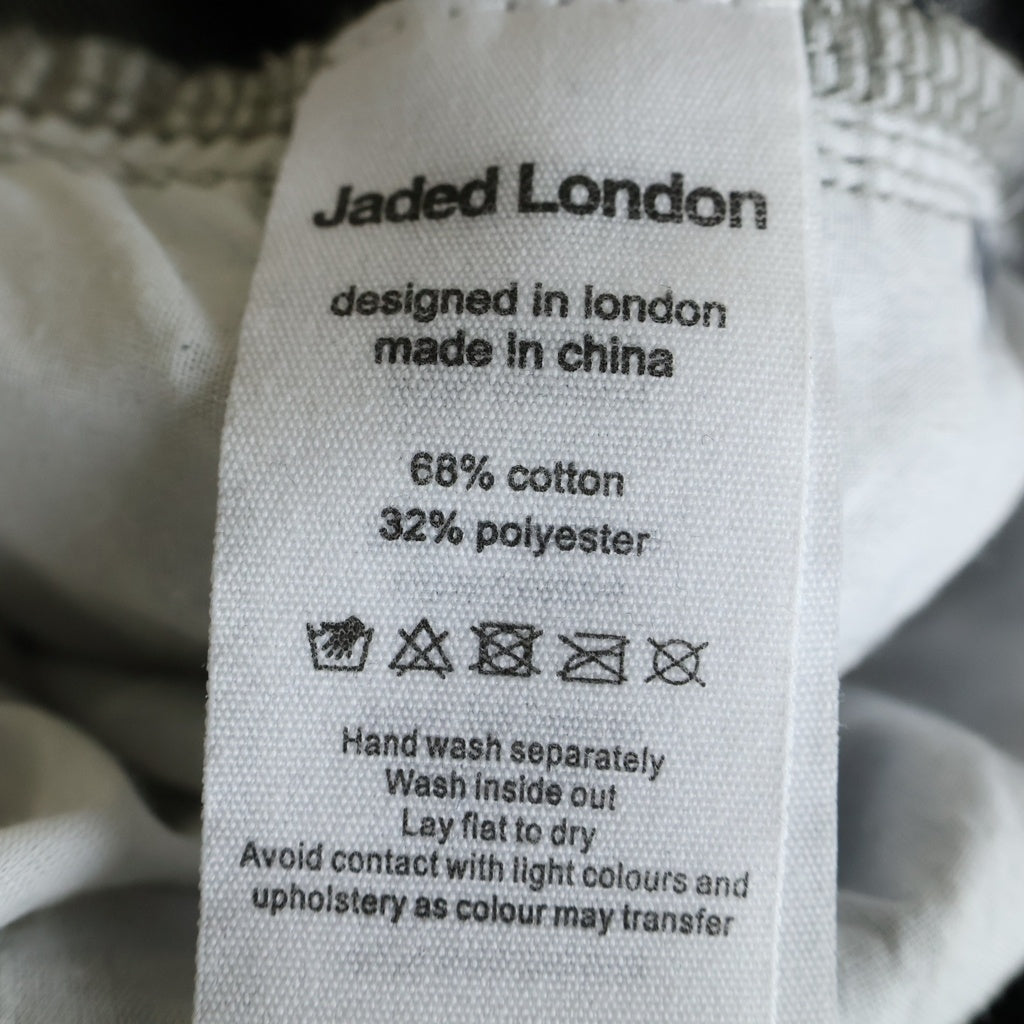 JADED LONDON(ジェイデッドロンドン) PINK SAPPHIRE XL COLOSSUS JEANS ピンクサファイア バギーデニムパンツ インディゴ/ピンク