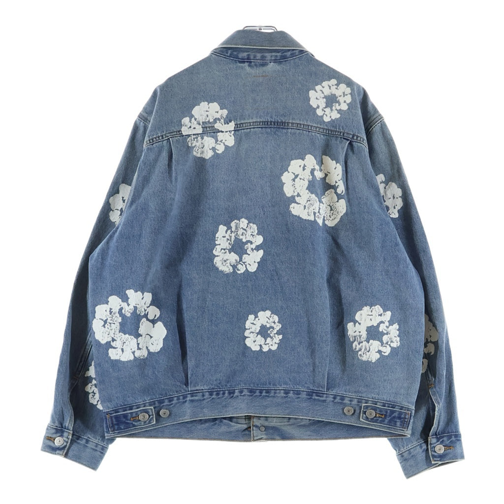 DENIM TEARS(デニムティアーズ) × Levi's TYPE-2 ALL OVER WREATH LIGHT WASH リーバイス 花柄デニムジャケット インディゴ PC9-A2318-0003