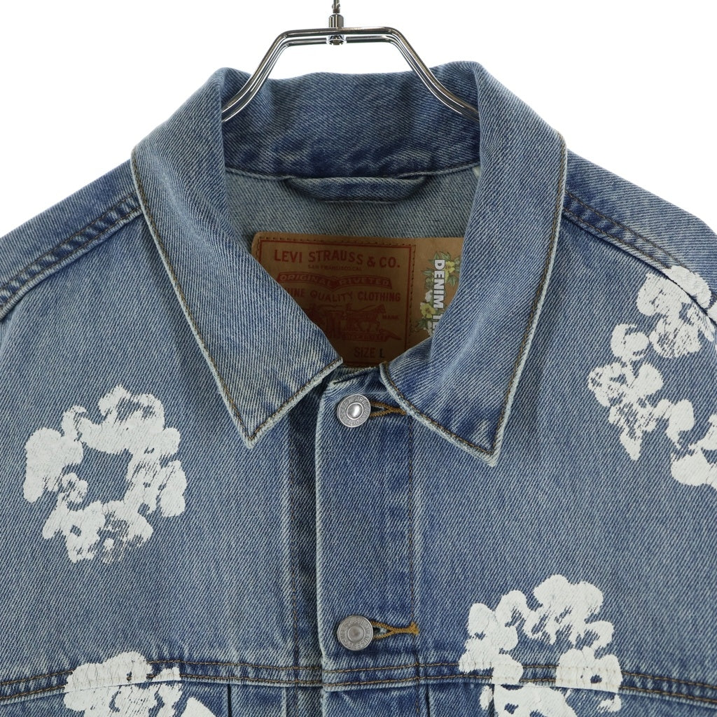 DENIM TEARS(デニムティアーズ) × Levi's TYPE-2 ALL OVER WREATH LIGHT WASH リーバイス 花柄デニムジャケット インディゴ PC9-A2318-0003