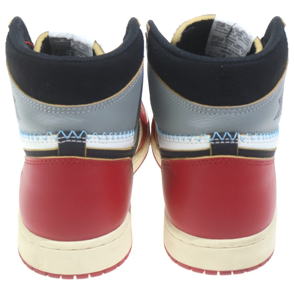 NIKE(ナイキ) ×UNION AIR JORDAN 1 RETRO HIGH OG CHICAGO HV8563-600 ユニオン エアジョーダン1 シカゴ ハイカットスニーカー US11/29.0cm レッド/ホワイト