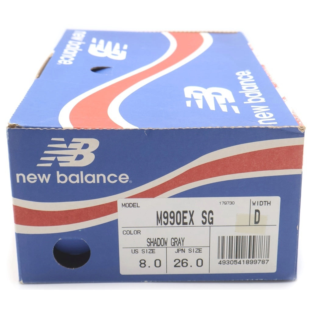 New Balance(ニューバランス) ×BEAMS PLUS別注 M990EXSG 10TH ANNIVERSARY EDITION ビームス別注 10周年記念 ローカットスニーカー グレー US8/26cm