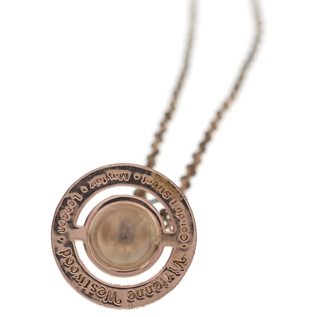 Vivienne Westwood(ヴィヴィアンウエストウッド) Small ORB スモール オーブ ネックレス ピンクゴールド レディース