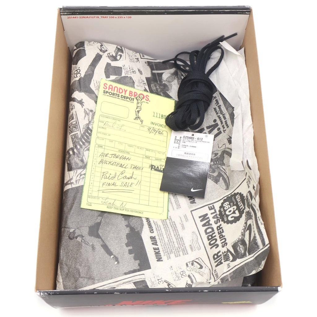 NIKE(ナイキ) AIR JORDAN 1 HIGH OG CHICAGO LOST & FOUND DZ5485-612 エアジョーダン1ハイロストアンドファウンド ハイカットスニーカー ホワイト/レッド US10.5/28.5cm