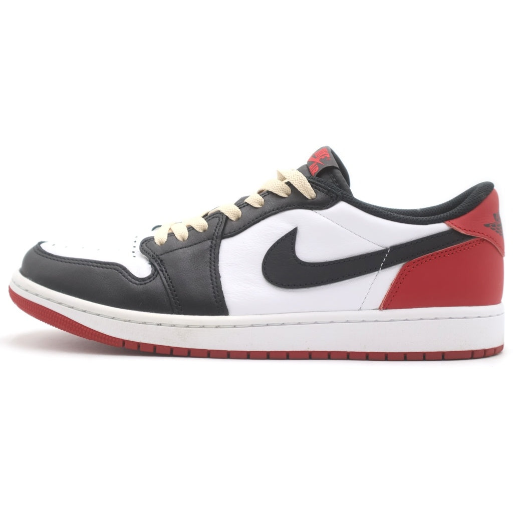 NIKE(ナイキ) AIR JORDAN 1 RETRO LOW OG BLACK TOE CZ0790-106 エアジョーダン1 ロー ブラックトゥ ローカットスニーカー ホワイト/ブラック/レッド US10.5/28.5cm