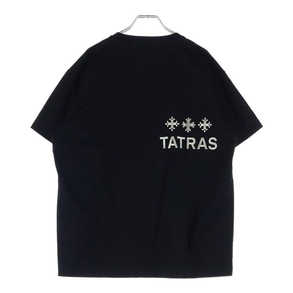 TATRAS(タトラス) NUNKI ヌンキ ワンポイントロゴ 半袖Tシャツ カットソー ブラック MCKZ0378083588