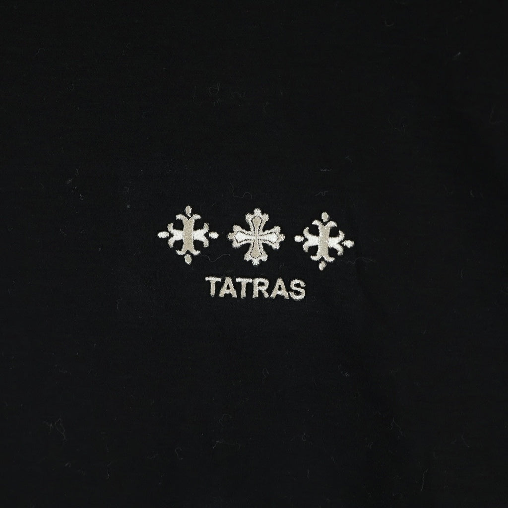 TATRAS(タトラス) NUNKI ヌンキ ワンポイントロゴ 半袖Tシャツ カットソー ブラック MCKZ0378083588