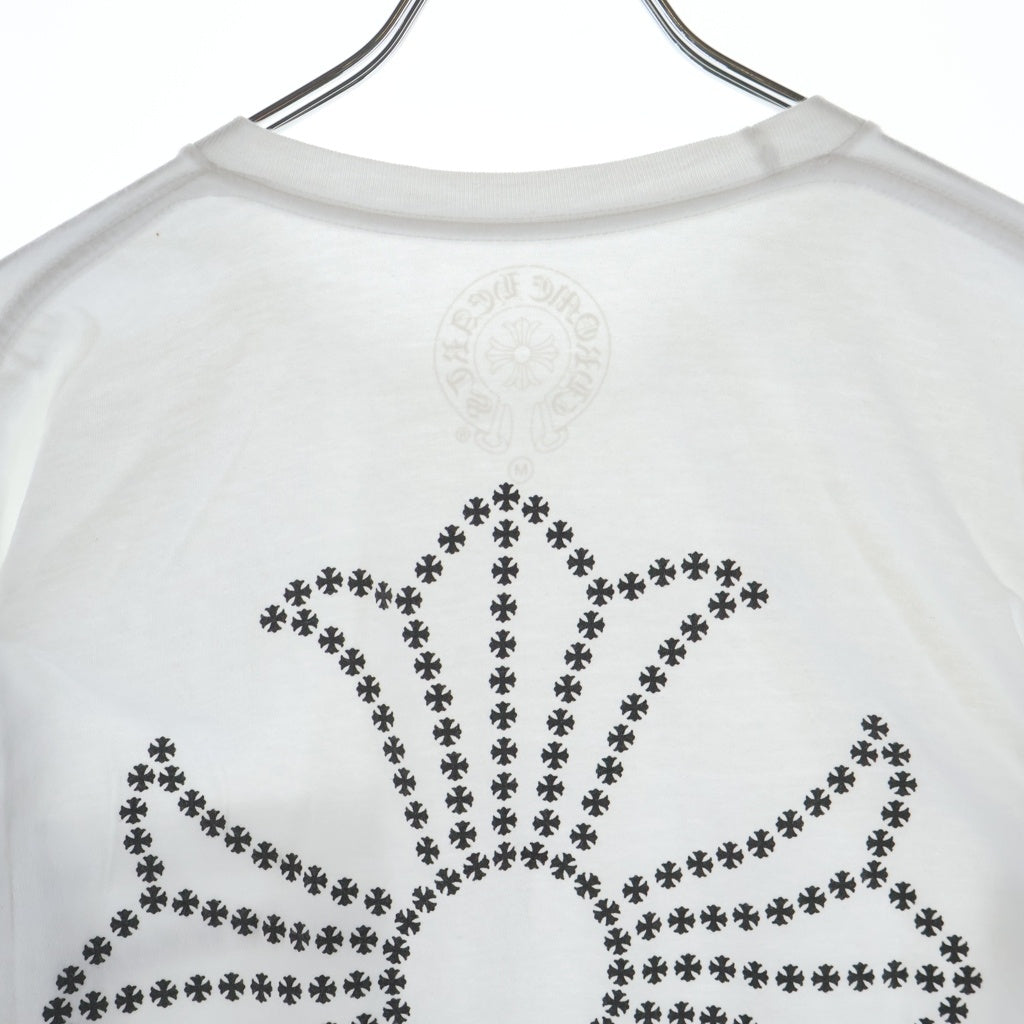CHROME HEARTS(クロムハーツ) CH PLUS L/S TEE CHプラス サークルロゴ ロングスリーブ 長袖Tシャツ ロンT ホワイト