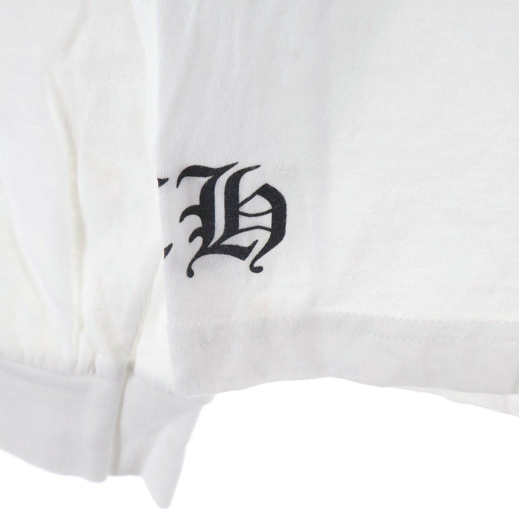 CHROME HEARTS(クロムハーツ) CH PLUS L/S TEE CHプラス サークルロゴ ロングスリーブ 長袖Tシャツ ロンT ホワイト