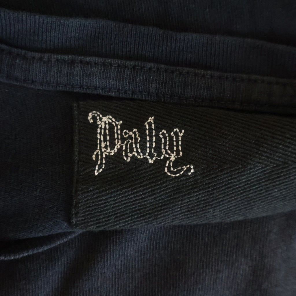 Paly Hollywood(パリーハリウッド) FAME EPIDEMIC TEE グラフィック 半袖Tシャツ カットソー チャコールグレー