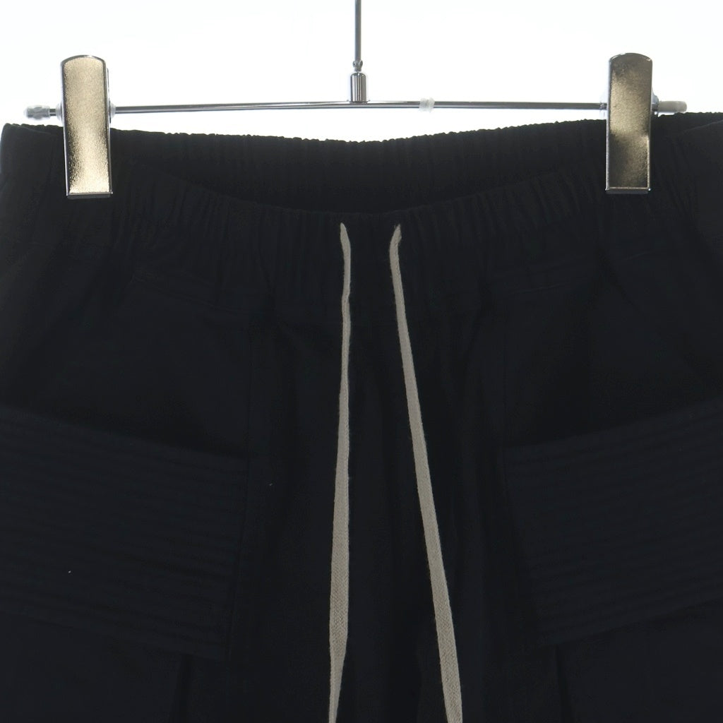 DRKSHDW(ダークシャドウ) 24AW CREATCH WIDE CARGO DRAWSTRING PANTS クリーチ ワイドカーゴ ドローストリング パンツ ブラック DU02E7394-TW