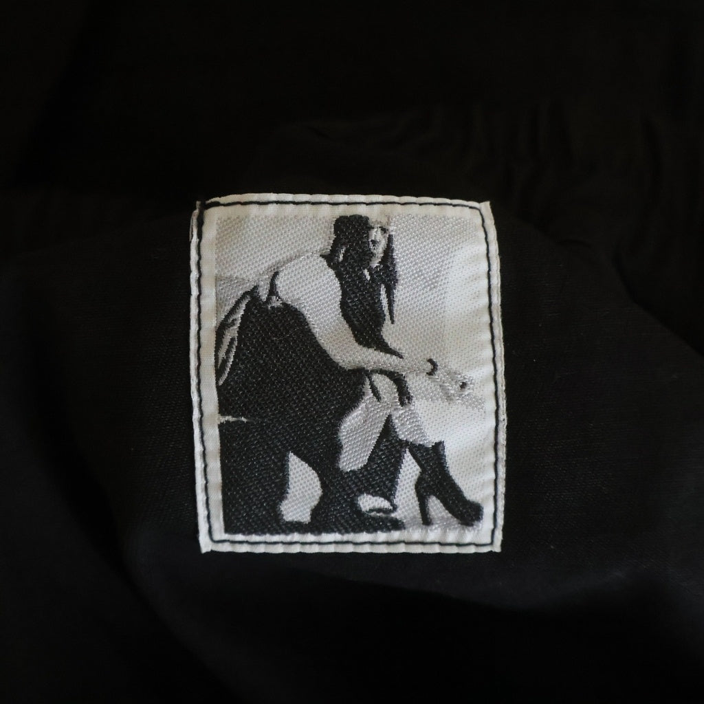DRKSHDW(ダークシャドウ) 24AW CREATCH WIDE CARGO DRAWSTRING PANTS クリーチ ワイドカーゴ ドローストリング パンツ ブラック DU02E7394-TW
