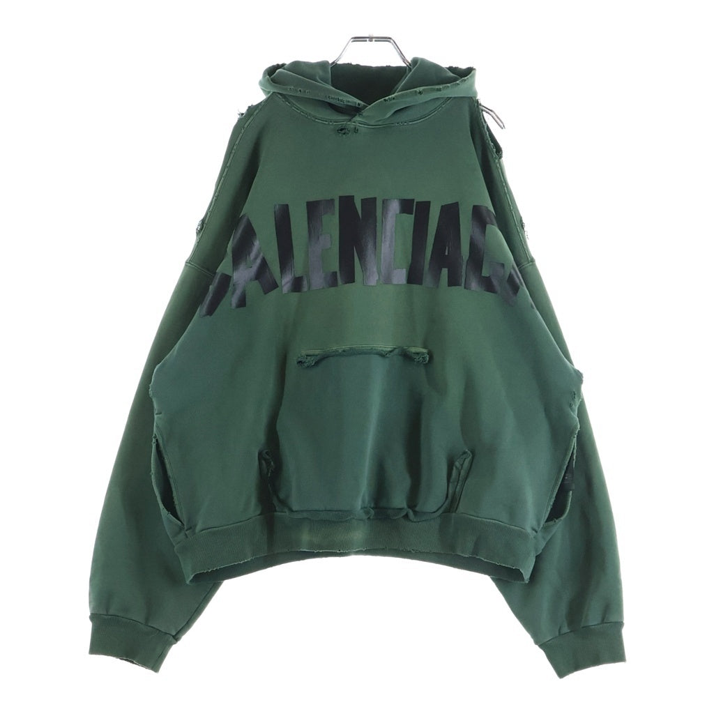 BALENCIAGA(バレンシアガ) 23SS Tape Type Ripped Pocket Hoodie
