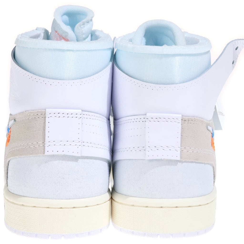 NIKE(ナイキ) ×V.A.A AIR JORDAN 1 RETRO HIGH OG ALASKA AA3834-100 エアジョーダン1 ヴァージルアブローアーカイブ アラスカ ハイカットスニーカー ホワイト US10/28cm