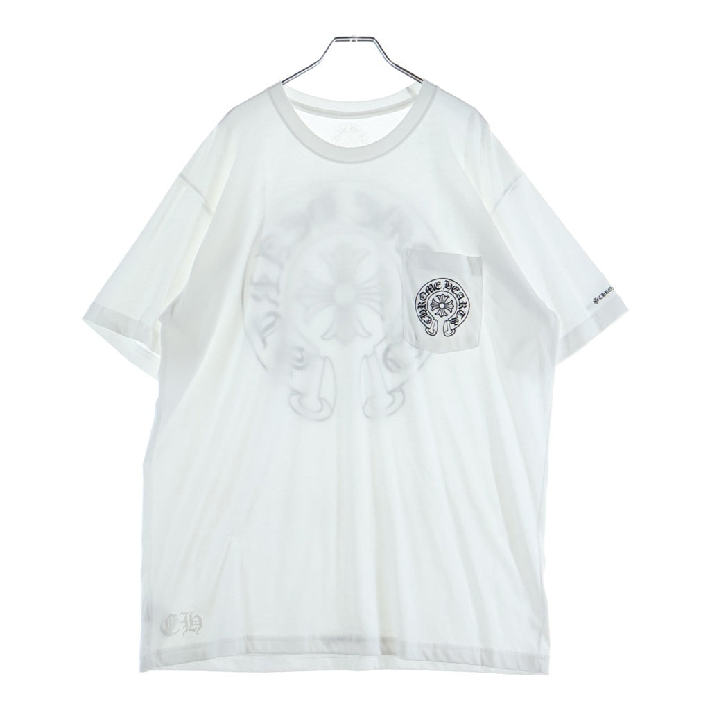 CHROME HEARTS ホースシュー ホワイト Tシャツ CHROME HEARTS(クロムハーツ) CH T-SHIRT LTD バックホースシュー