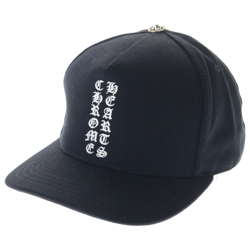CHROME HEARTS(クロムハーツ) Vertical Logo Hat CHロゴ ベースボールキャップ 帽子 ブラック