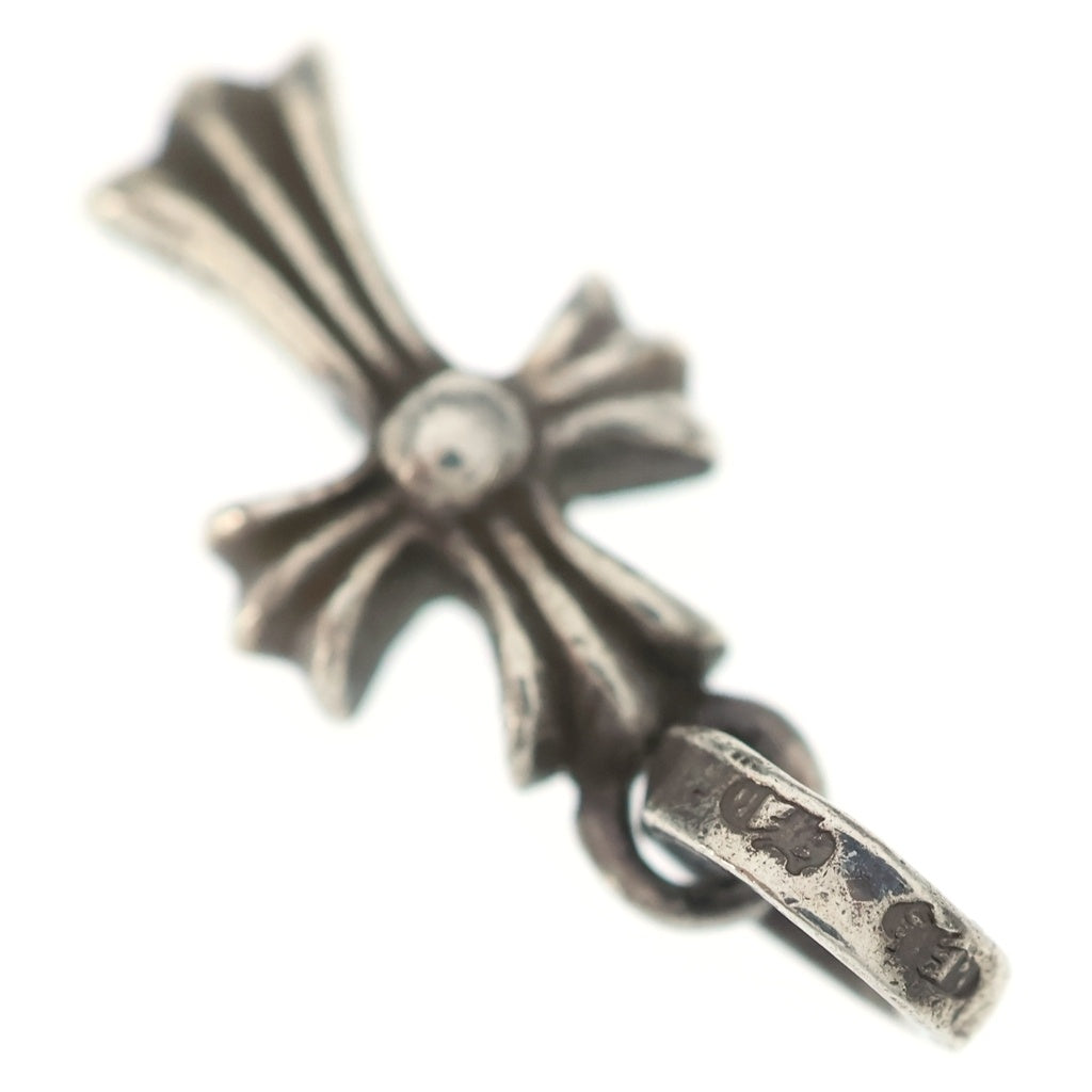 CHROME HEARTS(クロムハーツ) CRS BBYFAT P SAP ベイビーファットクロス PAVEサファイア ペンダントトップ シルバー BCA236