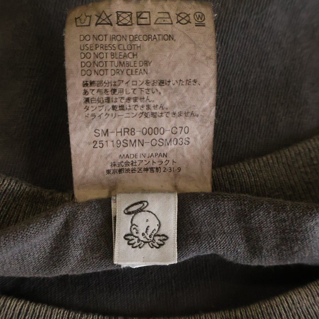 SAINT MICHAEL(セントマイケル) ×NEIBORHOOD STHD . SS TEE SAINT NBHDネイバーフッド クルーネック半袖Tシャツ カットソー グレー SM-HR8-0000-C70