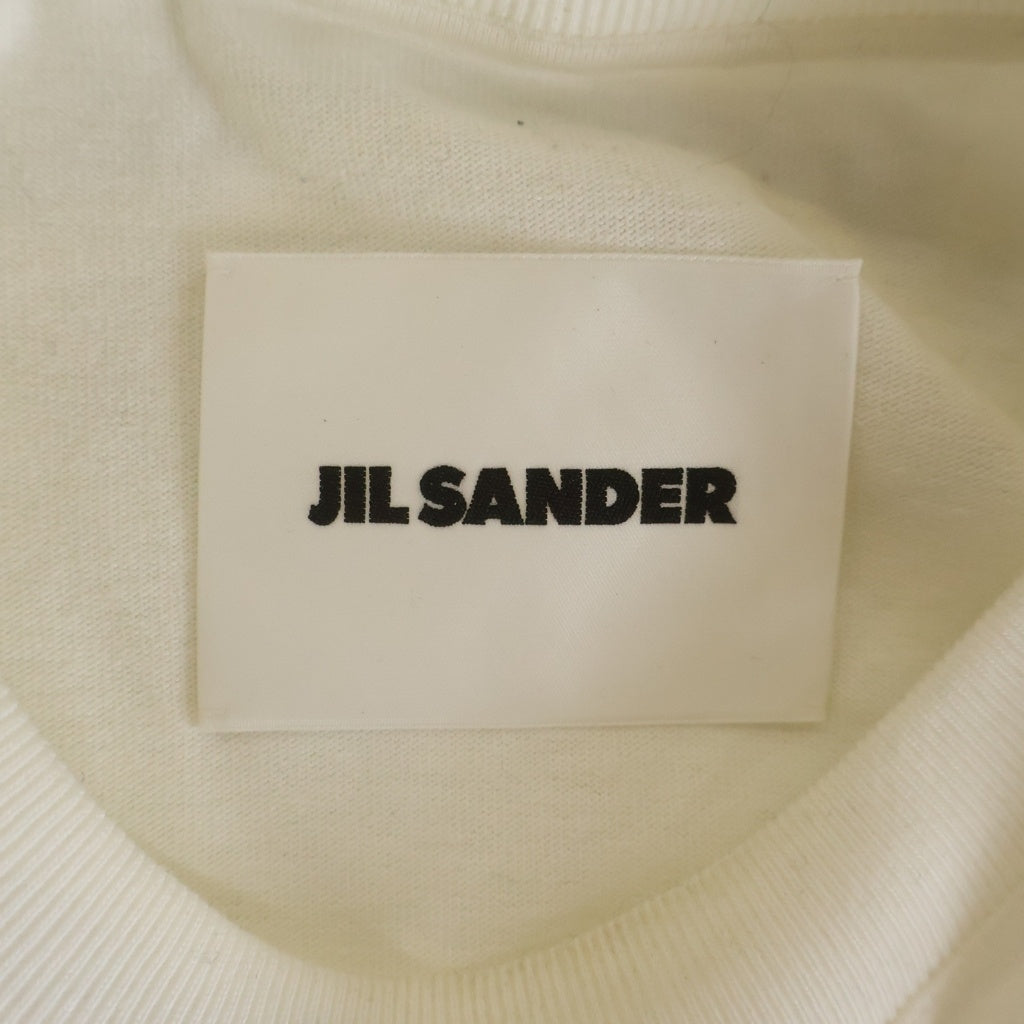 JIL SANDER(ジルサンダー) 24SS LOGO T-SHIRT ロゴプリント 半袖Tシャツ カットソー ホワイト J21GC0001 J45148