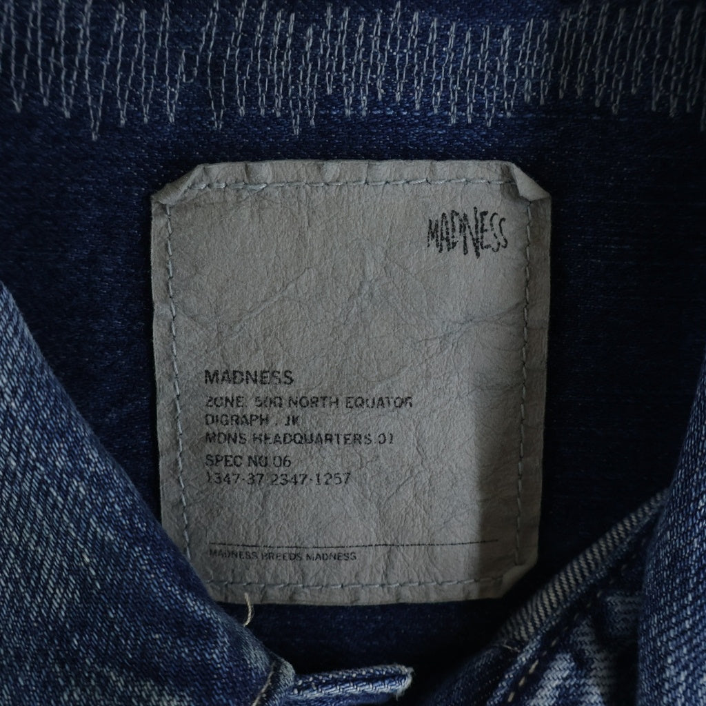 MADNESS(マッドネス) 25SS AGING M501 DENIM TRUCKER. M3 REGULAR デニム トラッカージャケット インディゴ 25SS-JKT-DNM-JDN1-D001