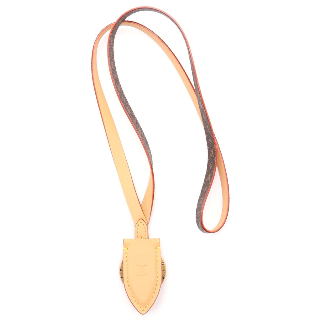 LOUIS VUITTON(ルイヴィトン) LV クロッシュ レザーキーホルダー ブラウン M03689