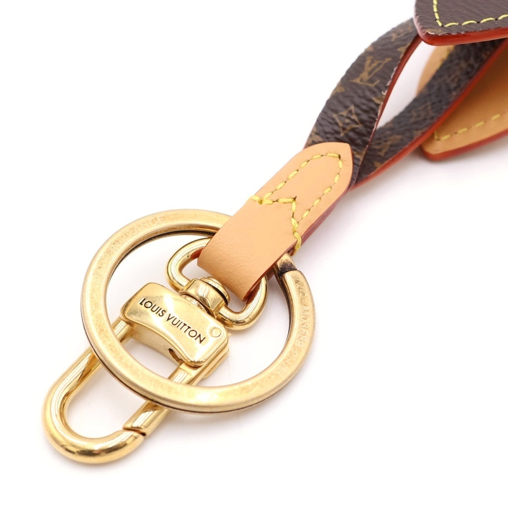 LOUIS VUITTON(ルイヴィトン) LV クロッシュ レザーキーホルダー ブラウン M03689