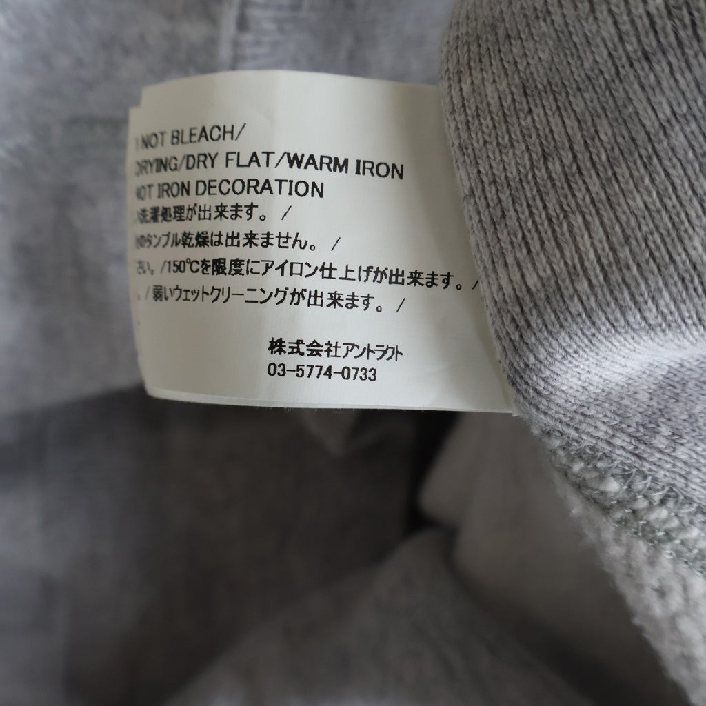 READY MADE(レディメイド) 24AW HOODIE ARCH LOGO アーチロゴ プルオーバーパーカー フーディー グレー RE-CO-GY-00-00-286