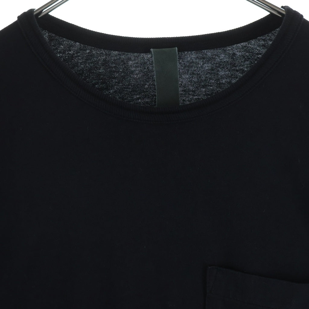CHROME HEARTS(クロムハーツ) Y NOT Vertical Logo Tee ワイノット ヴァーティカルロゴ クルーネック長袖Tシャツ ロングスリーブ ロンT ブラック