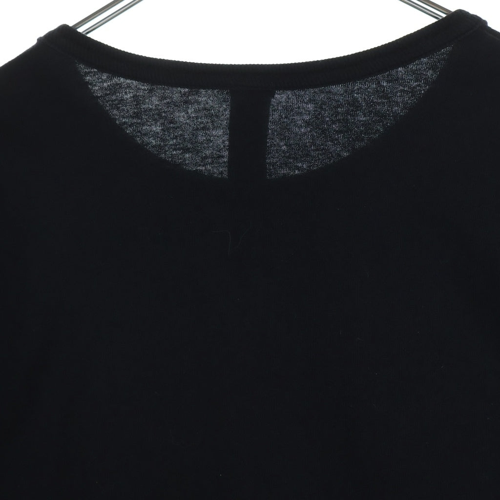CHROME HEARTS(クロムハーツ) Y NOT Vertical Logo Tee ワイノット ヴァーティカルロゴ クルーネック長袖Tシャツ ロングスリーブ ロンT ブラック