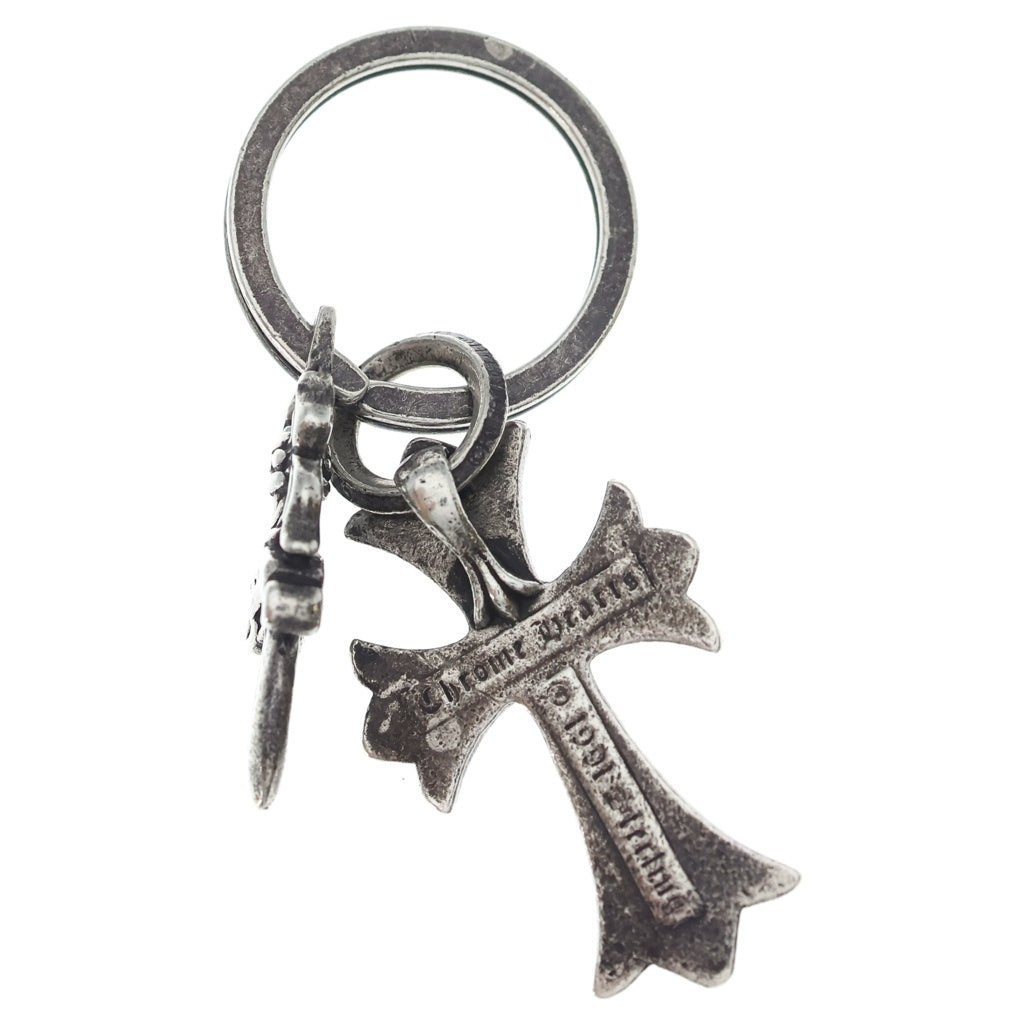 CHROME HEARTS(クロムハーツ) KEYRING SMALL CH CROSS スモールCHクロス キーリング シルバー