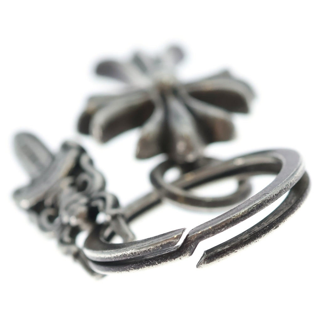 CHROME HEARTS(クロムハーツ) KEYRING SMALL CH CROSS スモールCHクロス キーリング シルバー