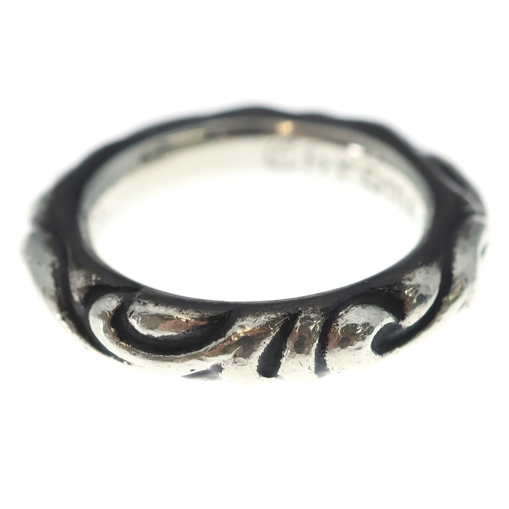 CHROME HEARTS(クロムハーツ) SCRL BAND スクロールバンド リング シルバー BCA351