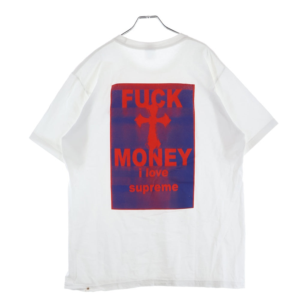 SUPREME(シュプリーム) 24AW Fuck Money Tee ファックマネー 半袖Tシャツ カットソー ホワイト