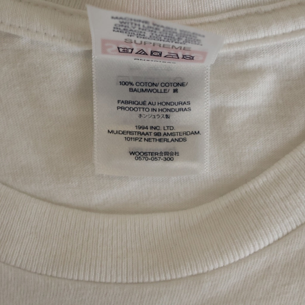 SUPREME(シュプリーム) 24AW Fuck Money Tee ファックマネー 半袖Tシャツ カットソー ホワイト