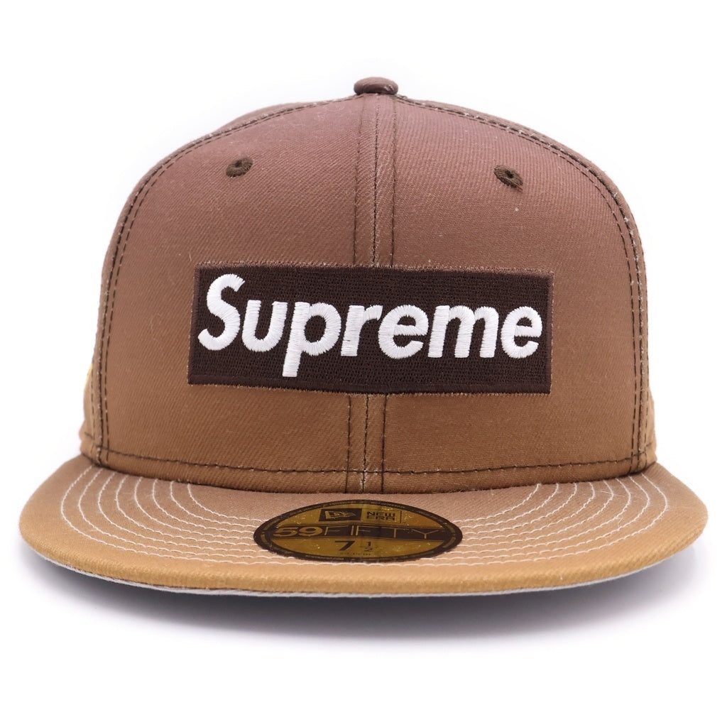 SUPREME(シュプリーム) 23SS × NEWERA Gradient Box Logo グラデーション ボックスロゴキャップ ブラウン