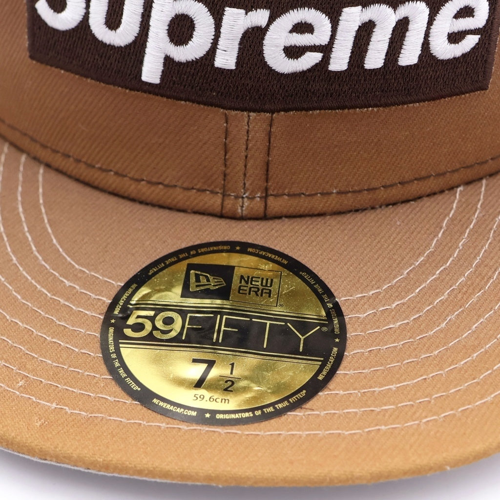 SUPREME(シュプリーム) 23SS × NEWERA Gradient Box Logo グラデーション ボックスロゴキャップ ブラウン