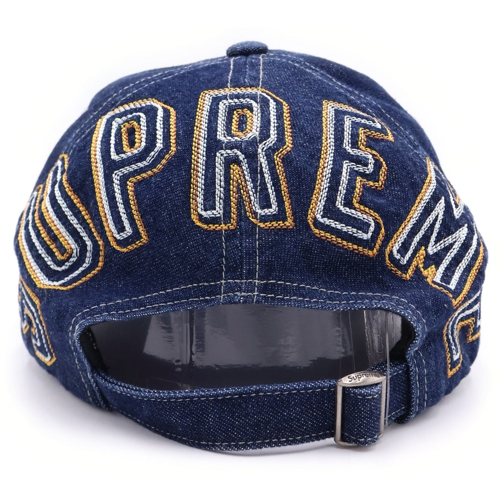 SUPREME(シュプリーム) 23AW Back Arc 6Panel バックアーチ 6パネル キャップ 帽子 インディゴ