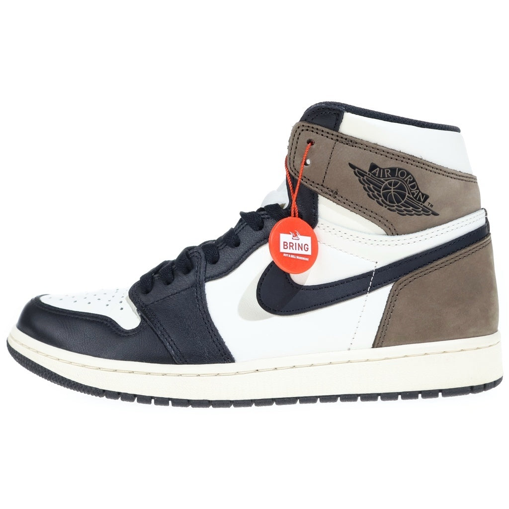 NIKE(ナイキ) AIR JORDAN 1 RETRO HIGH OG DARK MOCHA エアジョーダン1 レトロ ダークモカ ハイカットスニーカー ブラウン/ホワイト/ブラック US10/28cm 555088-105