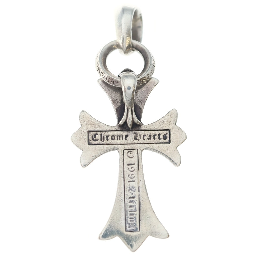 CHROME HEARTS(クロムハーツ) CH CRS SML W/BALE Wベイル スモールCHクロス ペンダントトップ シルバー BCA218
