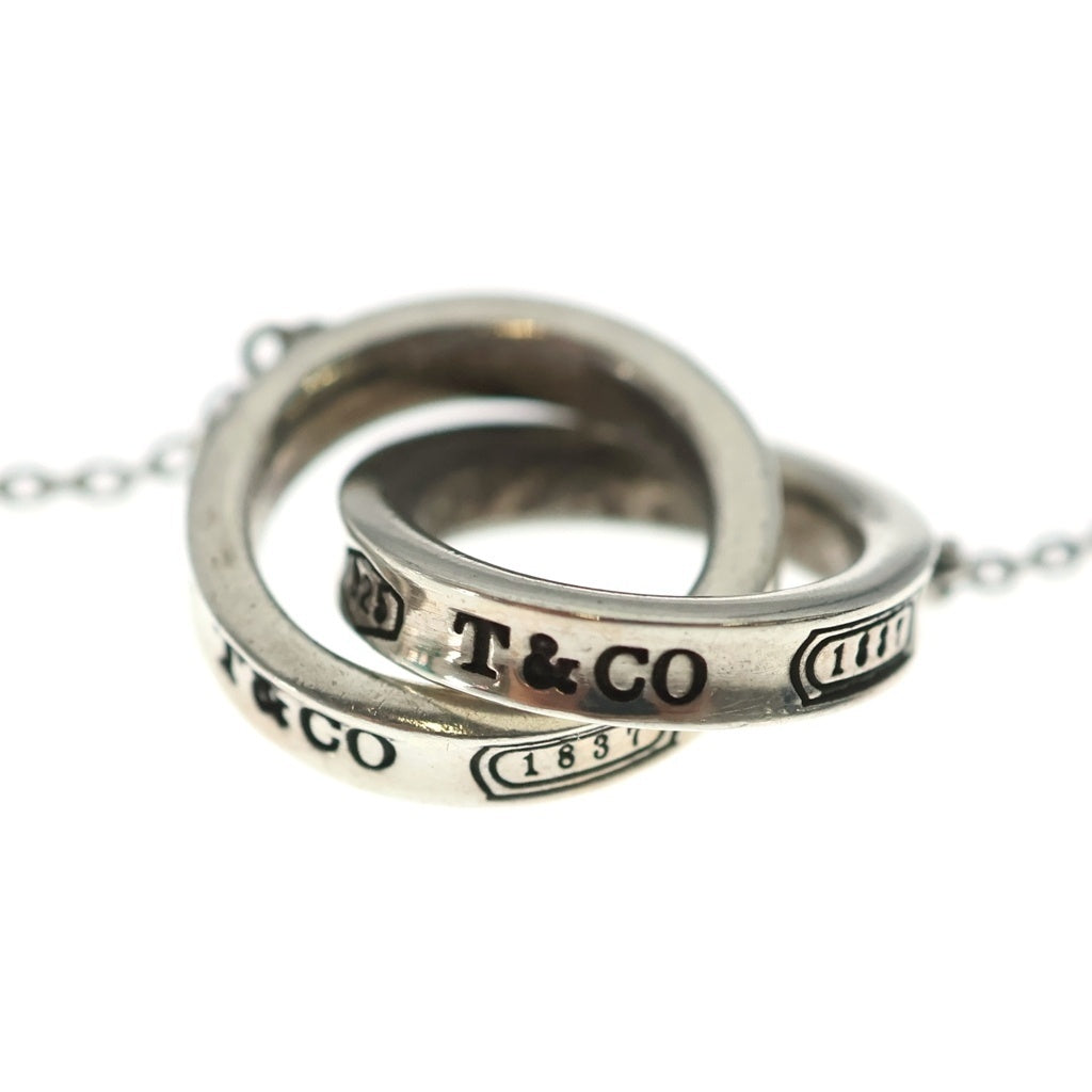 TIFFANY & Co.(ティファニー) インターロッキング サークル ペンダント ネックレス Ag925 SV シルバー レディース