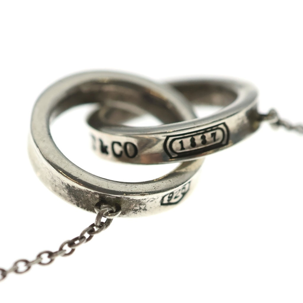 TIFFANY & Co.(ティファニー) インターロッキング サークル ペンダント ネックレス Ag925 SV シルバー レディース