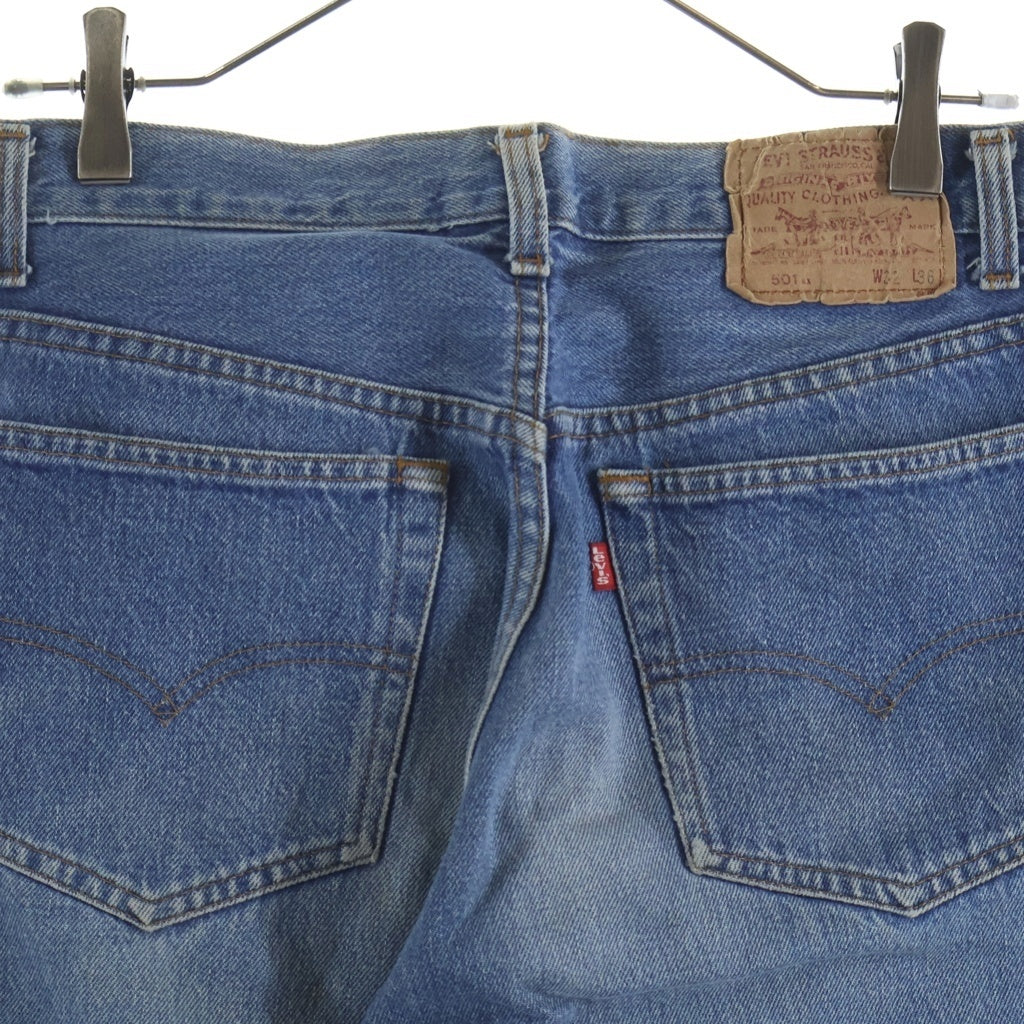 Levi's(リーバイス) 80s 501 ボタンフライ デニムパンツ ボタン裏555 バレンシア工場 インディゴ